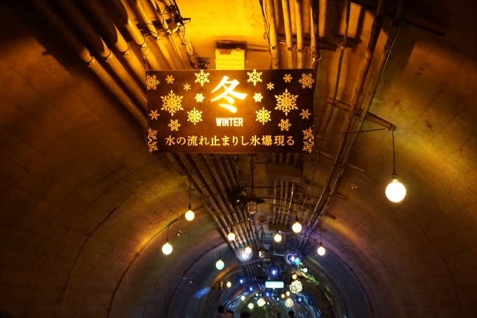 鉄道乗車記録の写真:旅の思い出(19)        「袋田の滝トンネルの冬」