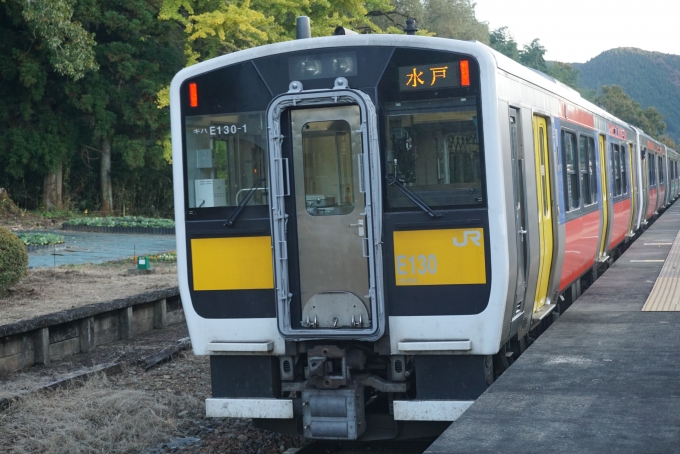 鉄道乗車記録の写真:乗車した列車(外観)(4)        「JR東日本 キハE130-1」