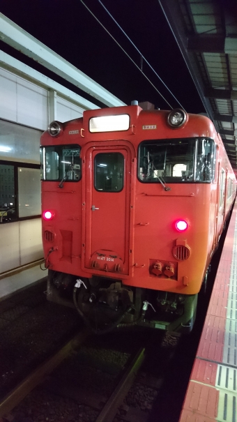 米子駅から松江駅の乗車記録(乗りつぶし)写真