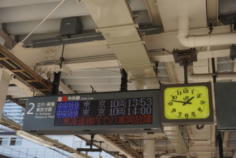 八王子駅から立川駅:鉄道乗車記録の写真