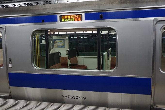 鉄道乗車記録の写真:乗車した列車(外観)(4)        「JR東日本 クハE530-19」