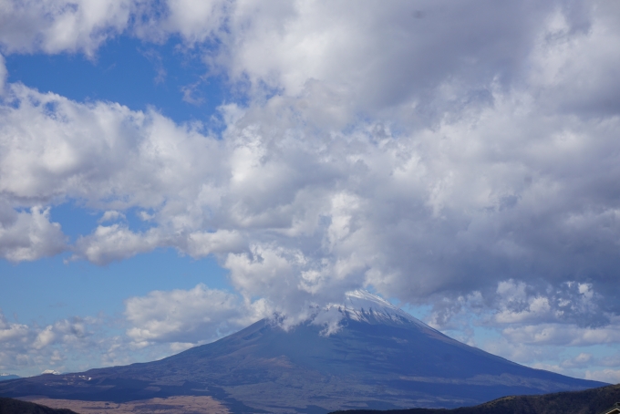 鉄道乗車記録の写真:旅の思い出(12)        「大涌谷から撮影した富士山」