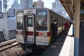 曳舟駅から浅草駅:鉄道乗車記録の写真