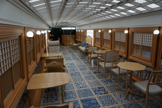 鉄道乗車記録の写真:車内設備、様子(11)        「JR九州 サロ787-363の車内」