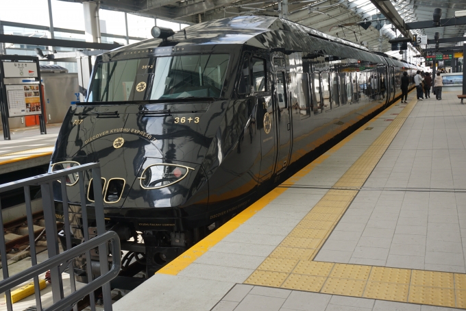 鉄道乗車記録の写真:乗車した列車(外観)(52)        「JR九州 クモロ786-363
降車後に撮影」