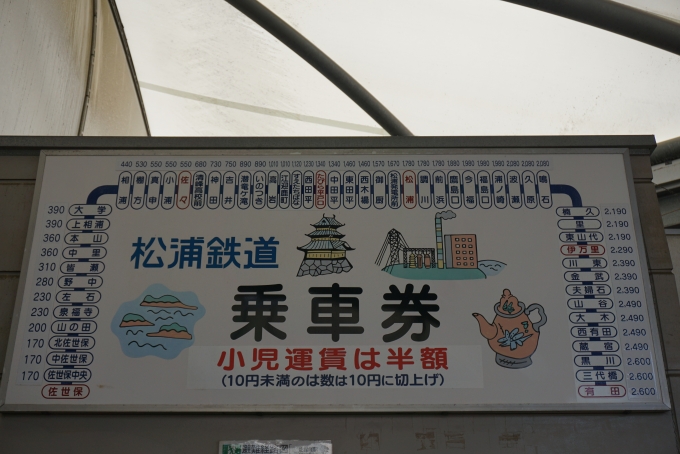 鉄道乗車記録の写真:駅舎・駅施設、様子(4)        「松浦鉄道乗車券」