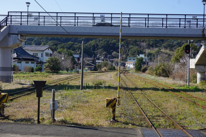 鉄道乗車記録の写真:車窓・風景(5)        「松浦駅ホームから撮影」