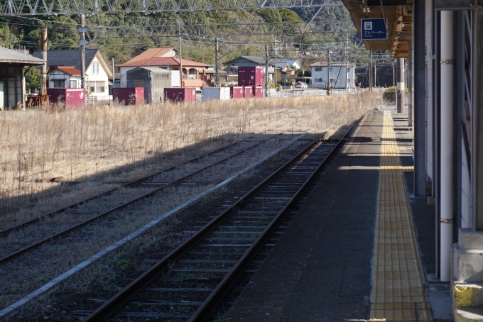 鉄道乗車記録の写真:駅舎・駅施設、様子(11)        「松浦鉄道有田駅車止め」