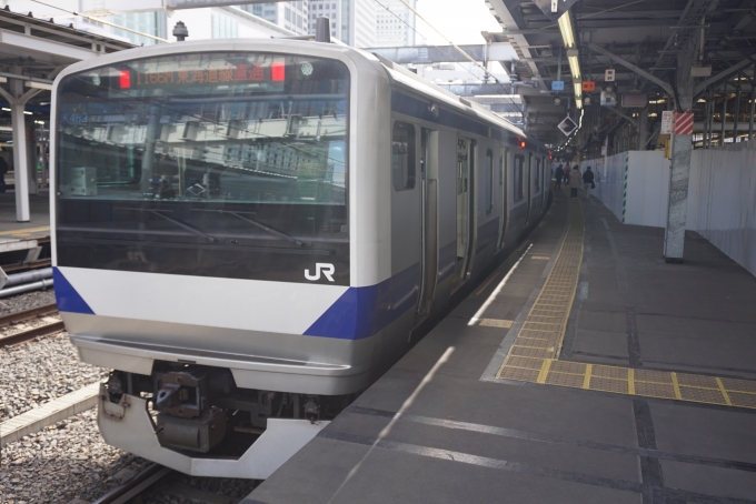 鉄道乗車記録の写真:乗車した列車(外観)(3)        「JR東日本 クハE531-1032
降車後に撮影」