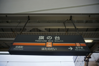 旗の台駅から二子玉川駅の乗車記録(乗りつぶし)写真