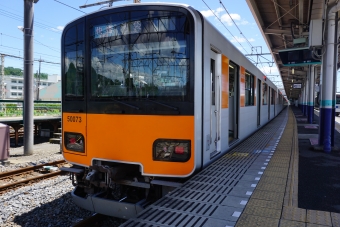 小川町駅から川越駅の乗車記録(乗りつぶし)写真