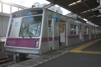 新越谷駅から越谷駅の乗車記録(乗りつぶし)写真