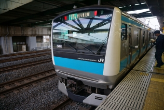 南浦和駅から浦和駅の乗車記録(乗りつぶし)写真