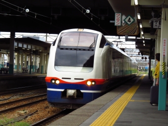 新津駅から富山駅の乗車記録(乗りつぶし)写真