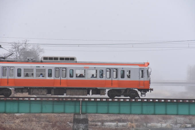 鉄道乗車記録の写真:乗車した列車(外観)(1)     「奈良井川鉄橋」