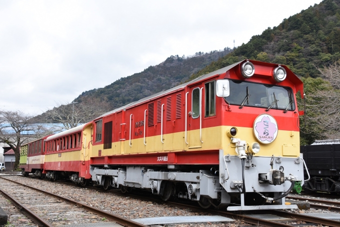 鉄道乗車記録の写真:乗車した列車(外観)(1)        「アプトラインお手軽乗車体験号」