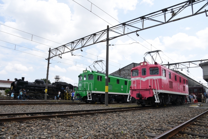 鉄道乗車記録の写真:列車・車両の様子(未乗車)(1)          「秩父鉄道　わくわく鉄道フェスタ2019　緑のデキ505」