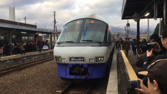 蘭越駅から札幌駅の乗車記録(乗りつぶし)写真