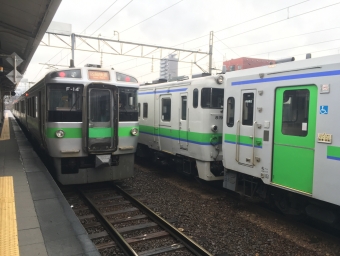 小樽駅から小樽築港駅の乗車記録(乗りつぶし)写真