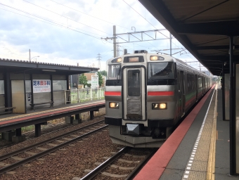 稲穂駅から琴似駅の乗車記録(乗りつぶし)写真