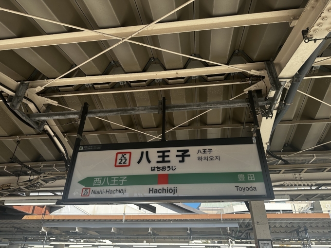 鉄道乗車記録の写真:駅名看板(1)     
