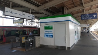 京成立石駅から京成中山駅の乗車記録(乗りつぶし)写真