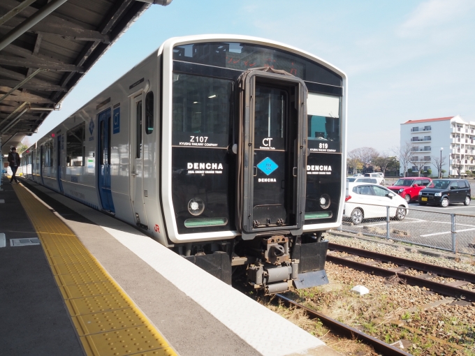 鉄道乗車記録の写真:乗車した列車(外観)(1)          「BEC819系100番台」