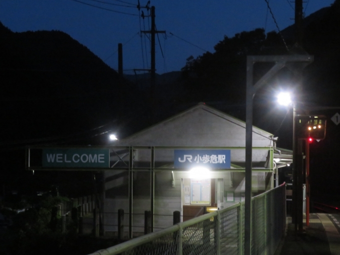 鉄道乗車記録の写真:駅舎・駅施設、様子(2)     「小歩危の駅舎」