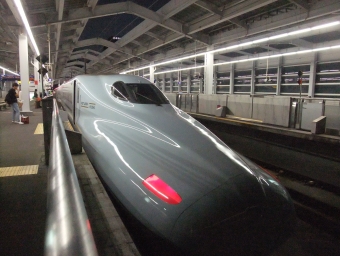 鹿児島中央駅から新大阪駅の乗車記録(乗りつぶし)写真