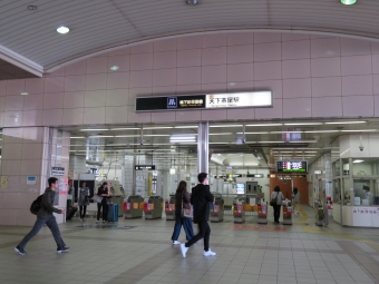 天下茶屋駅から天神橋筋六丁目駅:鉄道乗車記録の写真