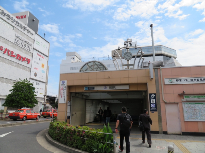 鉄道乗車記録の写真:駅舎・駅施設、様子(1)        「錦糸町駅への入口です」