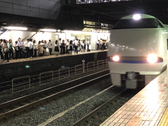 京都駅から金沢駅の乗車記録(乗りつぶし)写真