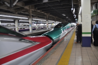 大宮駅から盛岡駅の乗車記録(乗りつぶし)写真