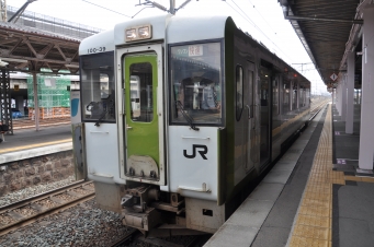 北上駅から横手駅:鉄道乗車記録の写真