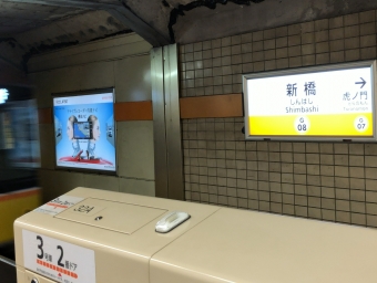 新橋駅から渋谷駅:鉄道乗車記録の写真
