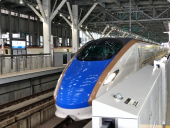 富山駅から高崎駅の乗車記録(乗りつぶし)写真