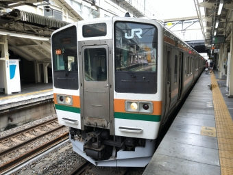 高崎駅から前橋駅の乗車記録(乗りつぶし)写真