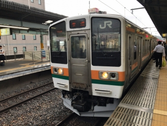 桐生駅から小山駅の乗車記録(乗りつぶし)写真