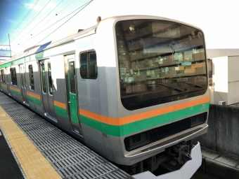 古河駅から品川駅の乗車記録(乗りつぶし)写真