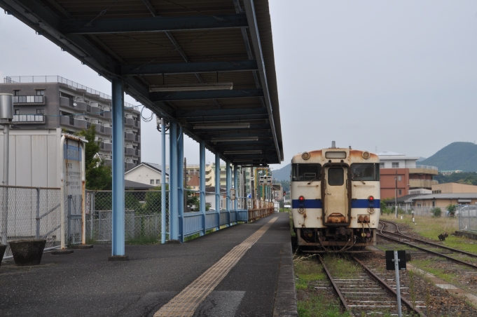 鉄道乗車記録の写真:乗車した列車(外観)(2)        「　志布志駅を訪れたのは20年ぶりでした。」