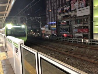 五反田駅から新宿駅の乗車記録(乗りつぶし)写真