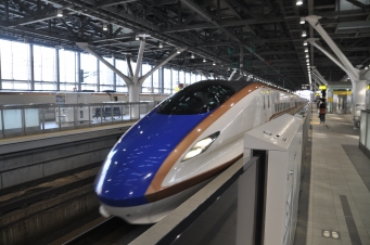 富山駅から長野駅の乗車記録(乗りつぶし)写真