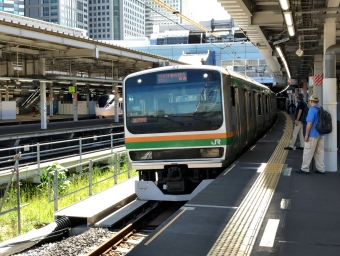 品川駅から宇都宮駅の乗車記録(乗りつぶし)写真