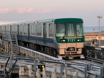 神戸空港駅から市民広場駅:鉄道乗車記録の写真