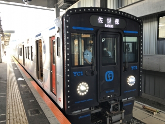 諫早駅から松原駅の乗車記録(乗りつぶし)写真