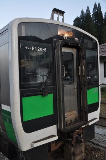 会津川口駅から小出駅の乗車記録(乗りつぶし)写真