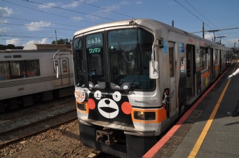 北熊本駅から上熊本駅:鉄道乗車記録の写真