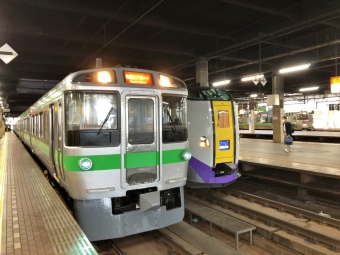 札幌駅から新千歳空港駅:鉄道乗車記録の写真