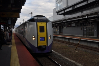 新函館北斗駅から苫小牧駅の乗車記録(乗りつぶし)写真