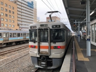 松本駅から辰野駅の乗車記録(乗りつぶし)写真